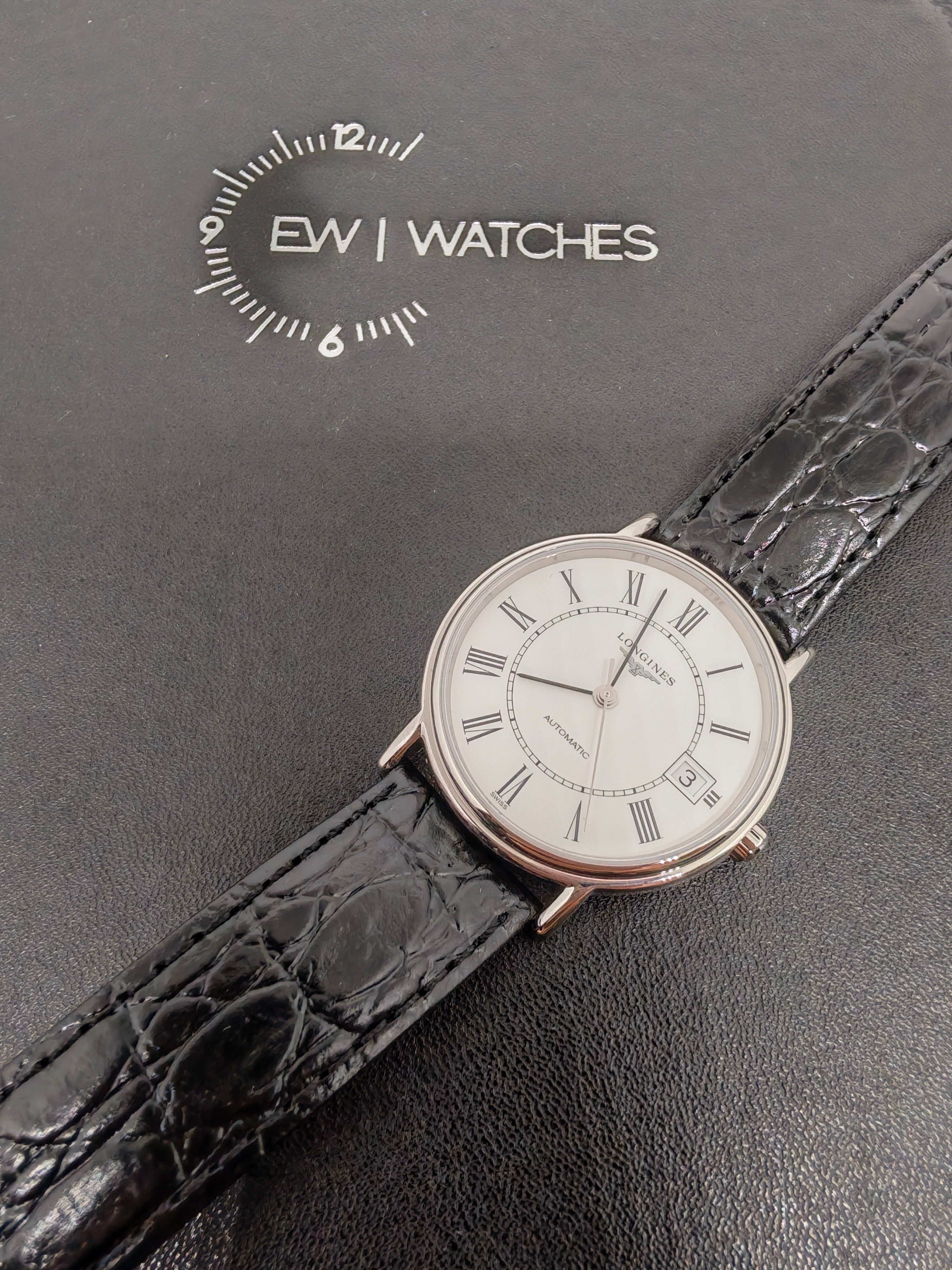 Longines White Automatic Presence Stainless L4.821.4.11.2  2026