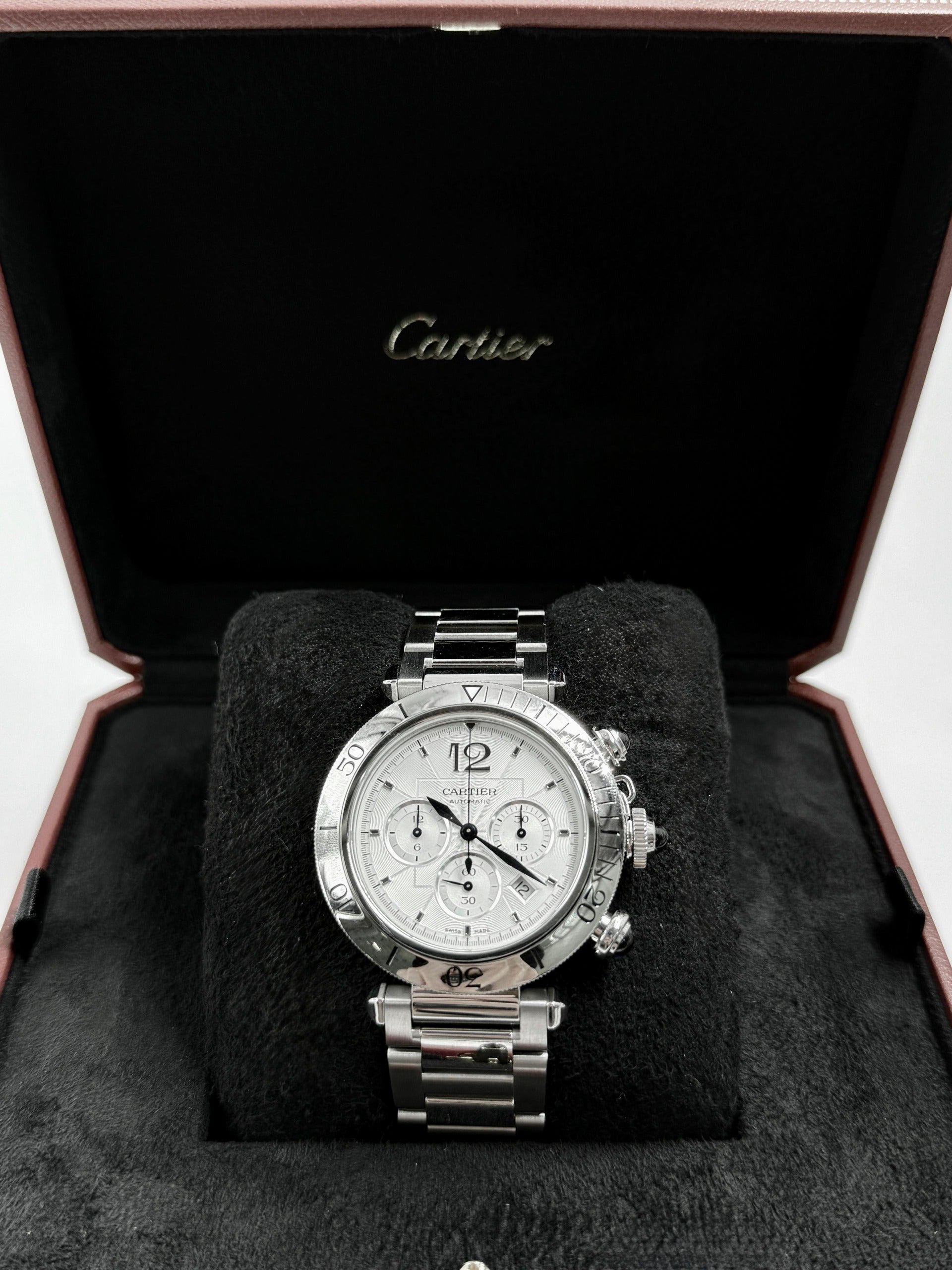 Cartier Pasha Chronograph Watch 41mm WSPA0018