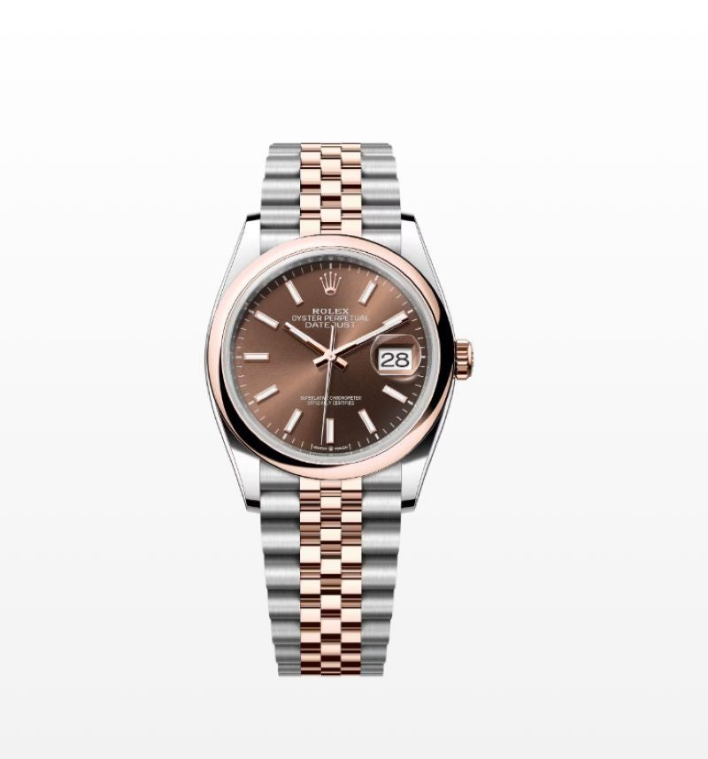 Rolex Datejust 36  126201-0043 Chocolate Index Jubilee 2025