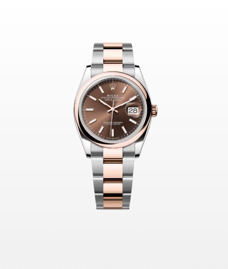 Rolex Datejust 36  126201-0044 Chocolate Index Oyster 2025