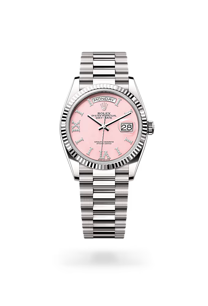Rolex Day-Date 36 128239 Pink Roman Jubilee