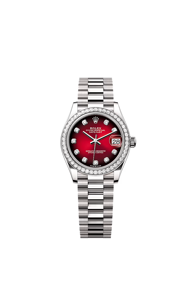 Rolex Datejust 31 278289RBR Red Ombre Set with Diamonds