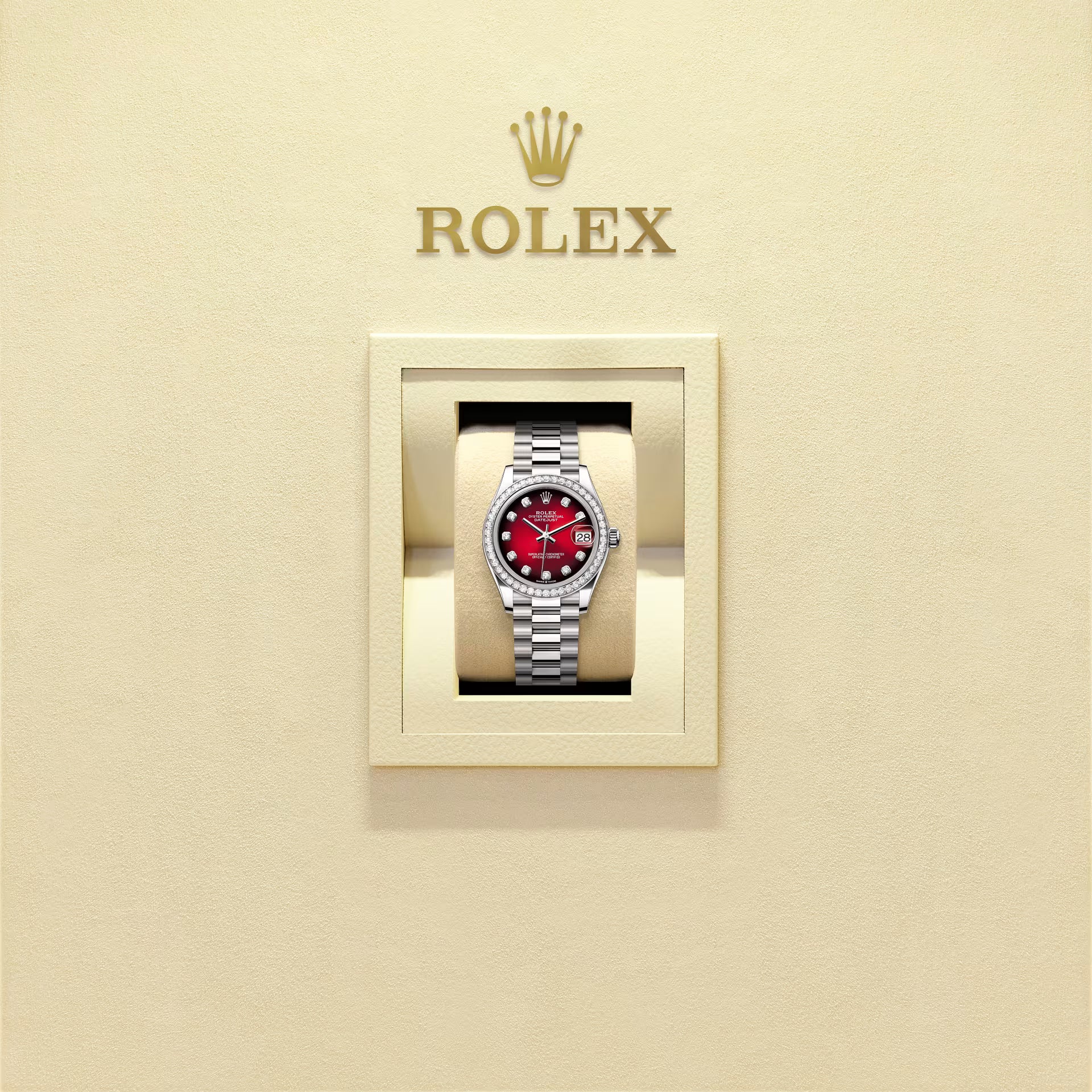 Rolex Datejust 31 278289RBR Red Ombre Set with Diamonds