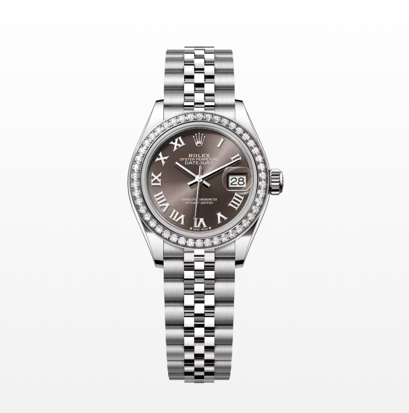 Rolex Lady-Datejust 28 m279384RBR-0015 Grey Roman jub 2025