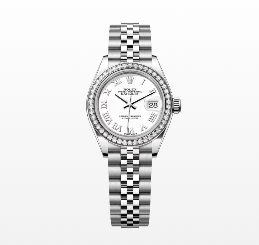 Rolex Lady-Datejust 28 m279384RBR-0019 white roman jub 2026