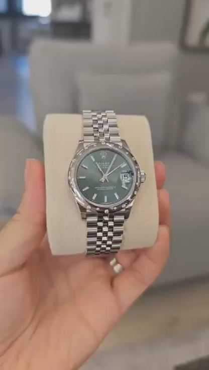 Rolex Datejust 31 278344RBR Green Index Jubilee 2024