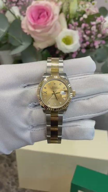Rolex Lady-Datejust 279173G Champ Star Oyster 2025