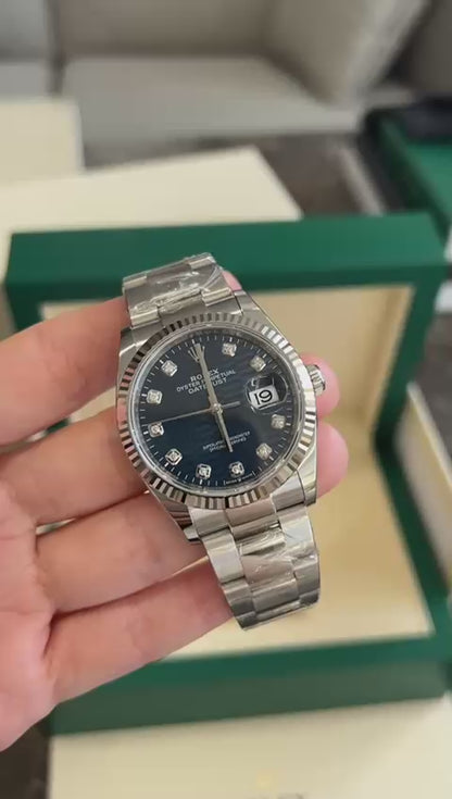 Rolex Datejust 36 126234G Blue Fluted Oyster 2024