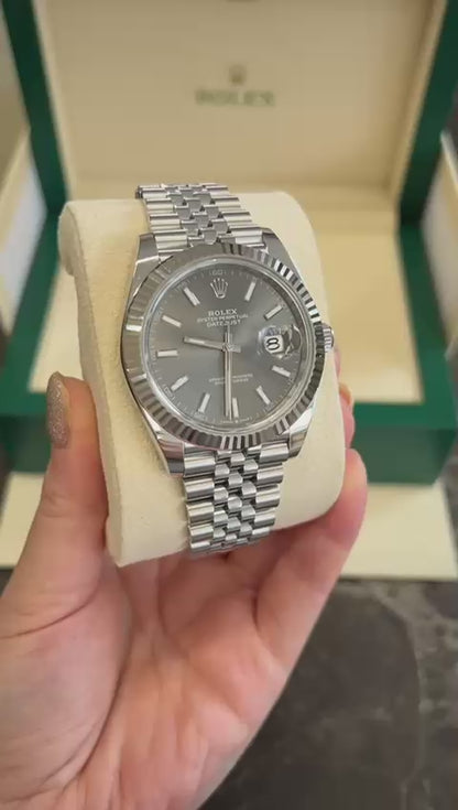 Rolex Datejust 41 126334 Grey Index Jubilee 2025