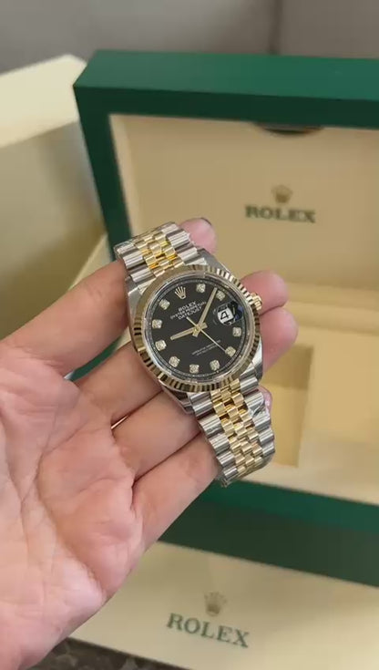 Rolex Datejust 36 126233G Black Jubilee 2025