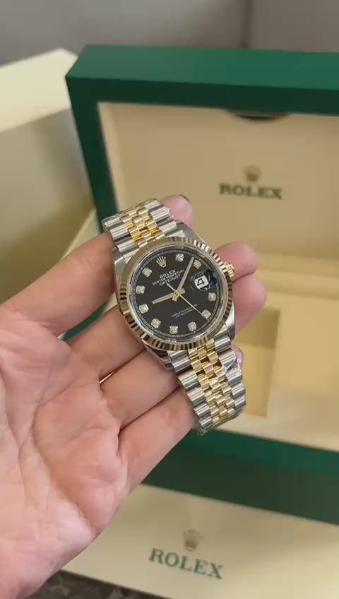 Rolex Datejust 36 126233G Black Jubilee 2025