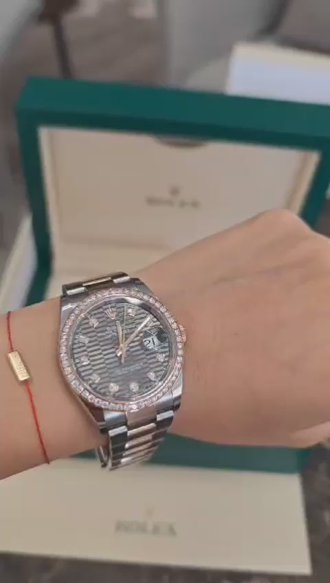 Rolex Datejust 36 126281RBR G Grey Fluted Oyster 2024