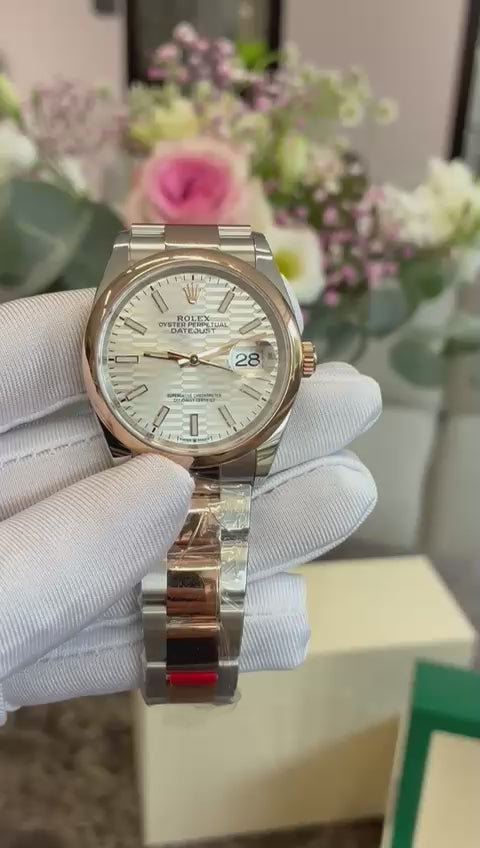 Rolex Datejust 36 126201-0033 Silver Flute Oyster 2024