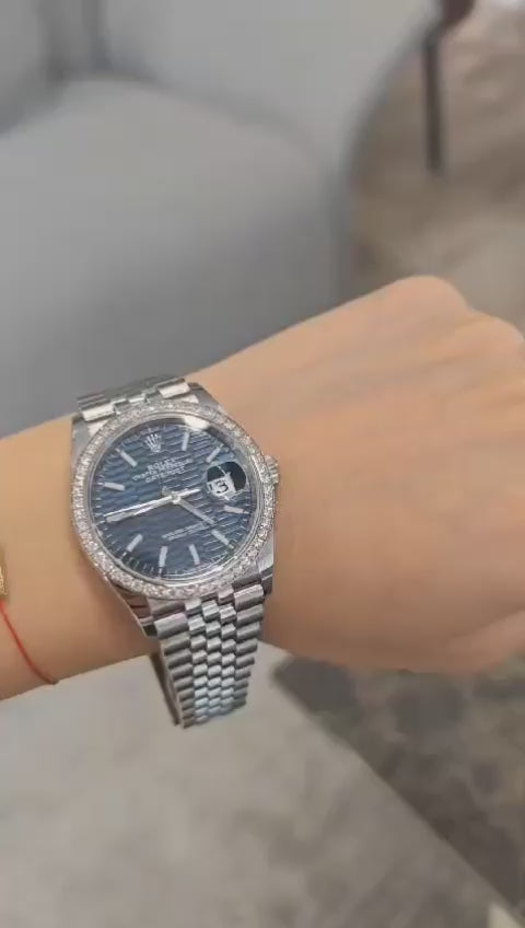 Rolex Datejust 36 126284RBR Fluted Blue Jubilee 2021
