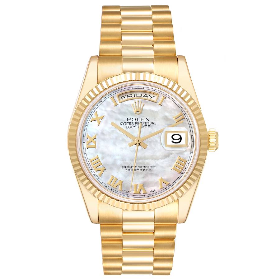 Rolex Day-Date "President" 118238 White 2009 Full Set