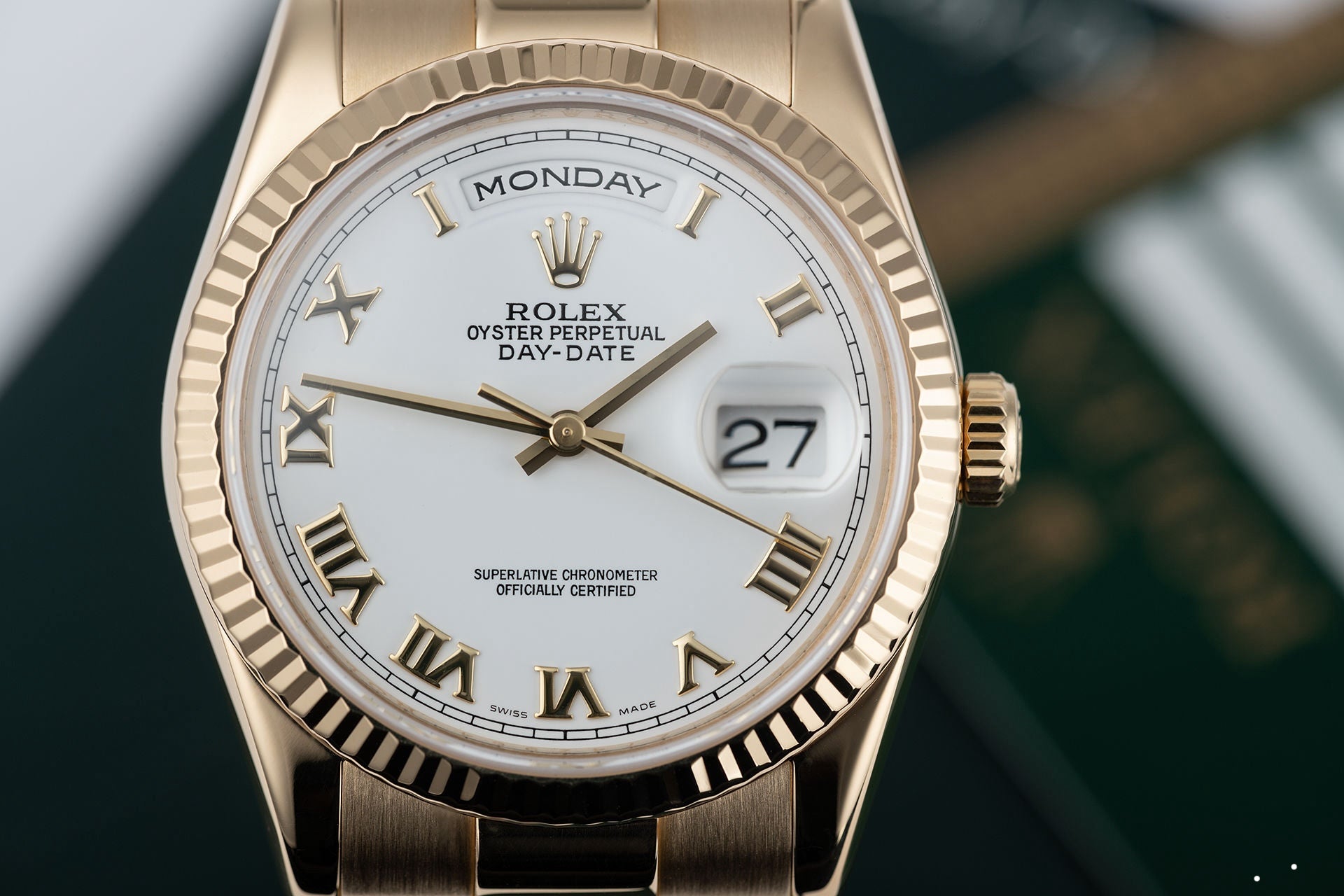 Rolex Day-Date "President" 118238 White 2009 Full Set