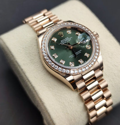 Rolex Lady-Datejust 279135RBR Green Oyster m279135rbr-0014 2025