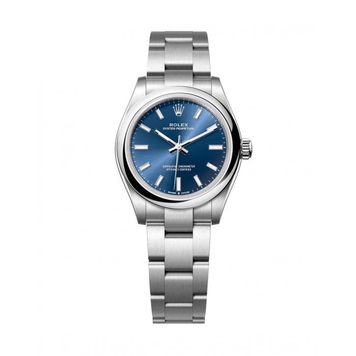 Oyster perpetual 31 blue sale