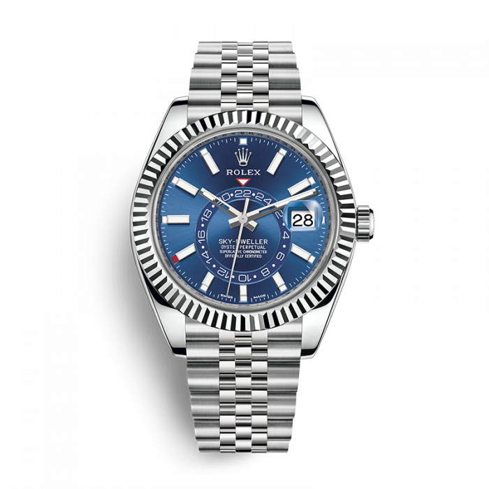 Rolex sky dweller blue face cheap