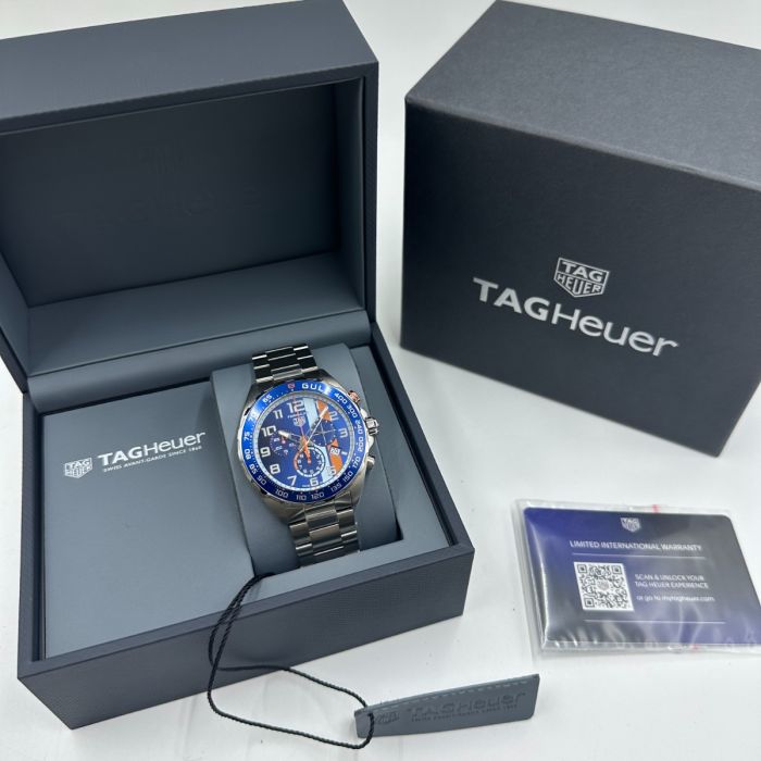 Tag heuer formula 1 gulf special edition on sale