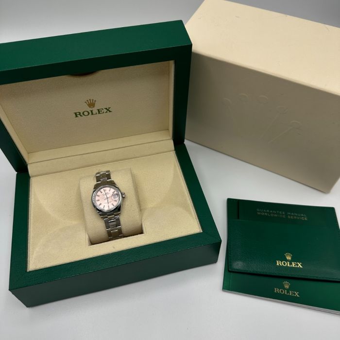 ROLEX MENS DATEJUST GOLD STEEL SILVER DIAL 36MM WATCH