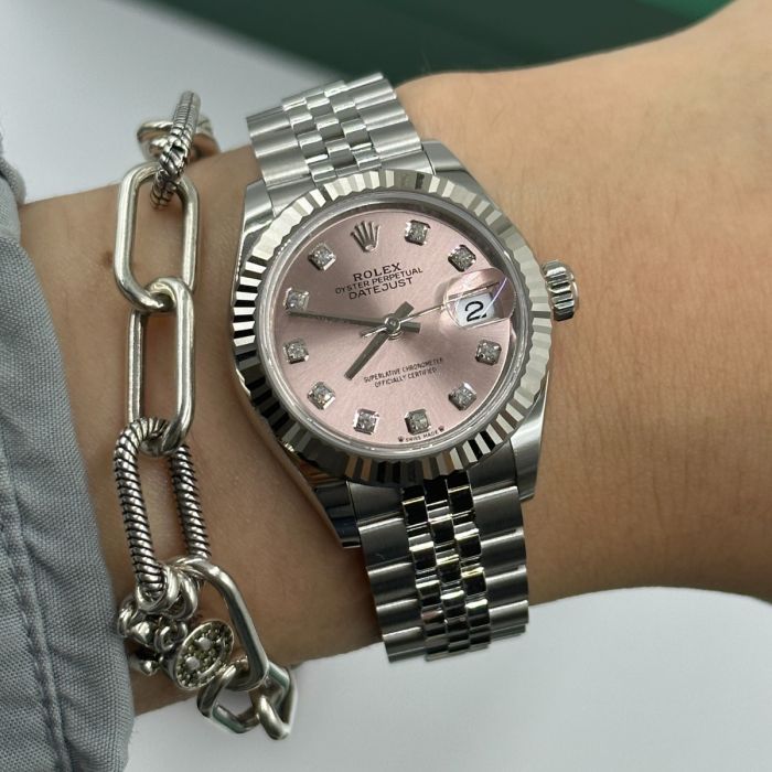 rolex lady pink