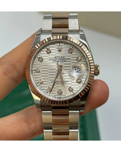 126231G SILVER FLUTED OYS