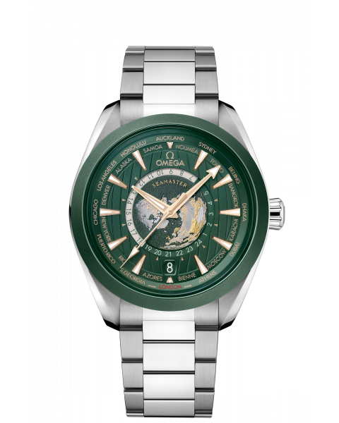 Omega Co-Axial Master Chronometer GMT Worldtimer 43 mm 220.30.43.22.10.001