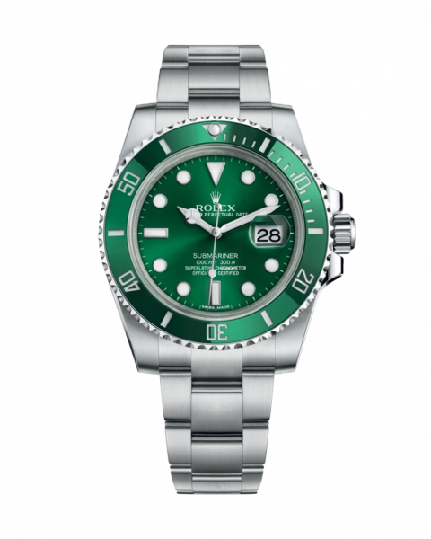 Rolex Submariner 116610LV Date "Hulk" 2020 Model – Green Dial, 40mm