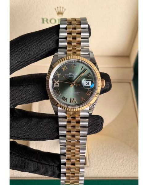 Rolex Datejust 36 126233 VIIX Green Diamond Jub