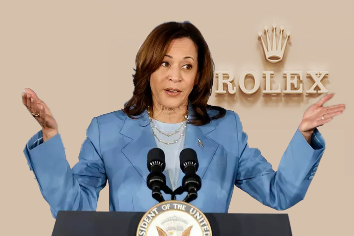 Kamala Harris and women watch rolex