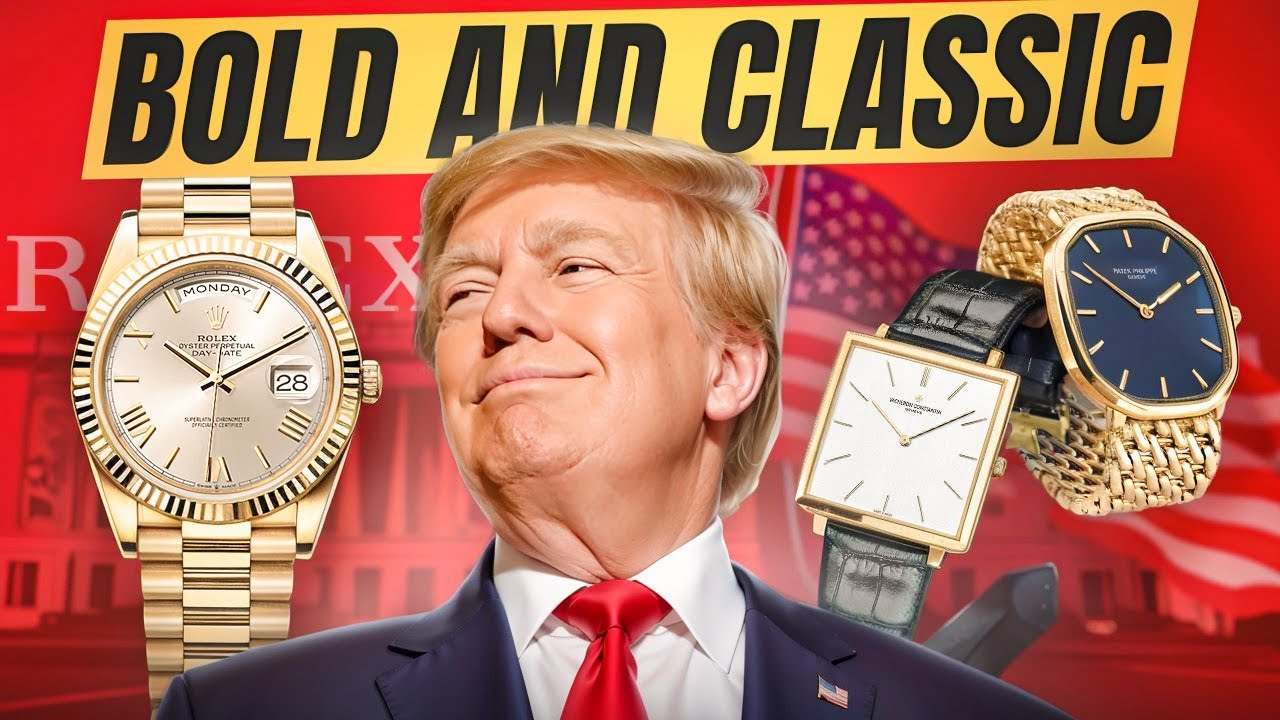 EW Watches Donald Trump Escapes Assassination Attempt at Rally Showcases Luxury Watch Collection