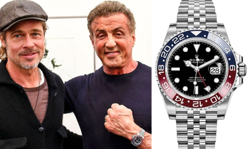 Sylvester Stallone and GMT-Master II