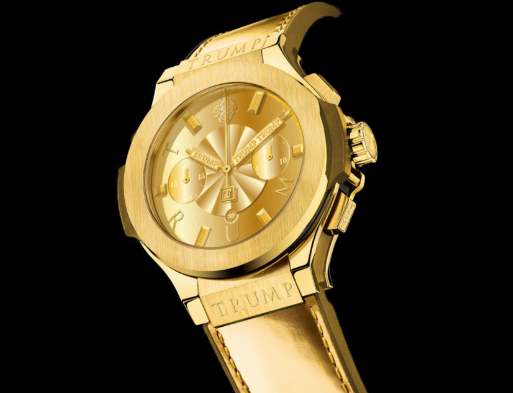 Trump golden watch