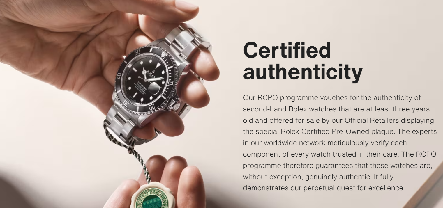 Rolex CPO Program