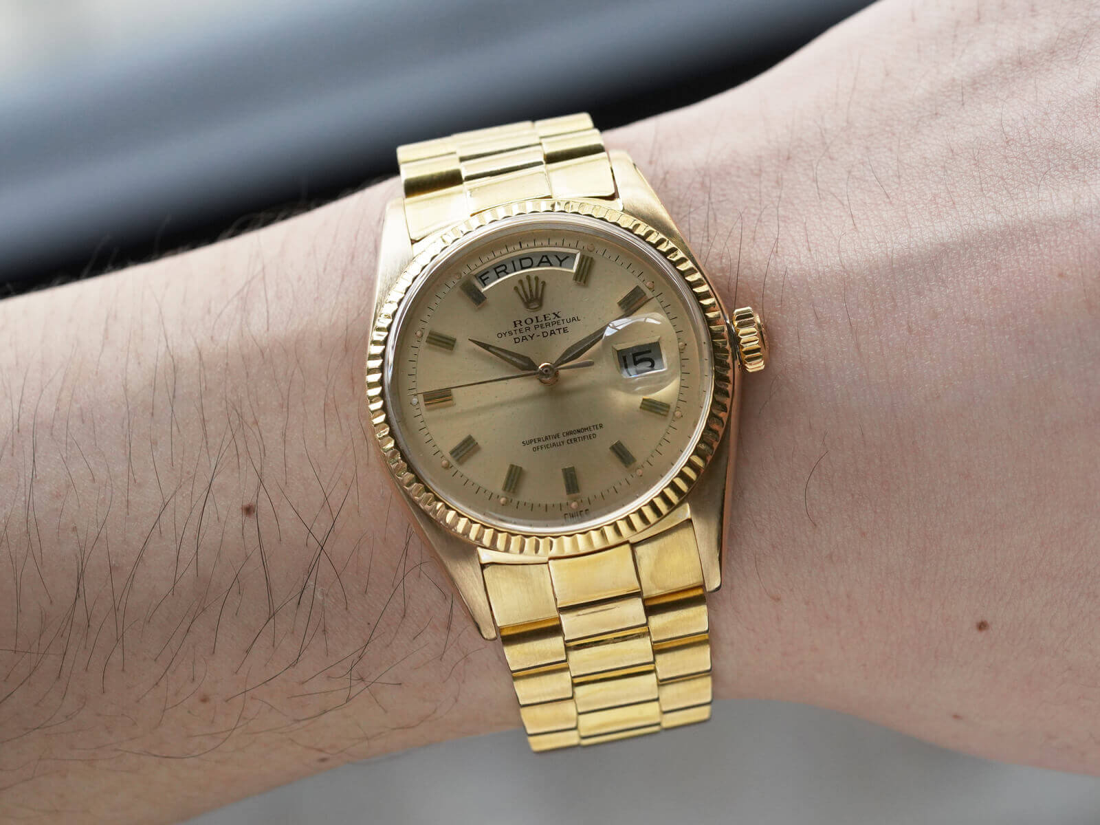 Authentic gold Rolex