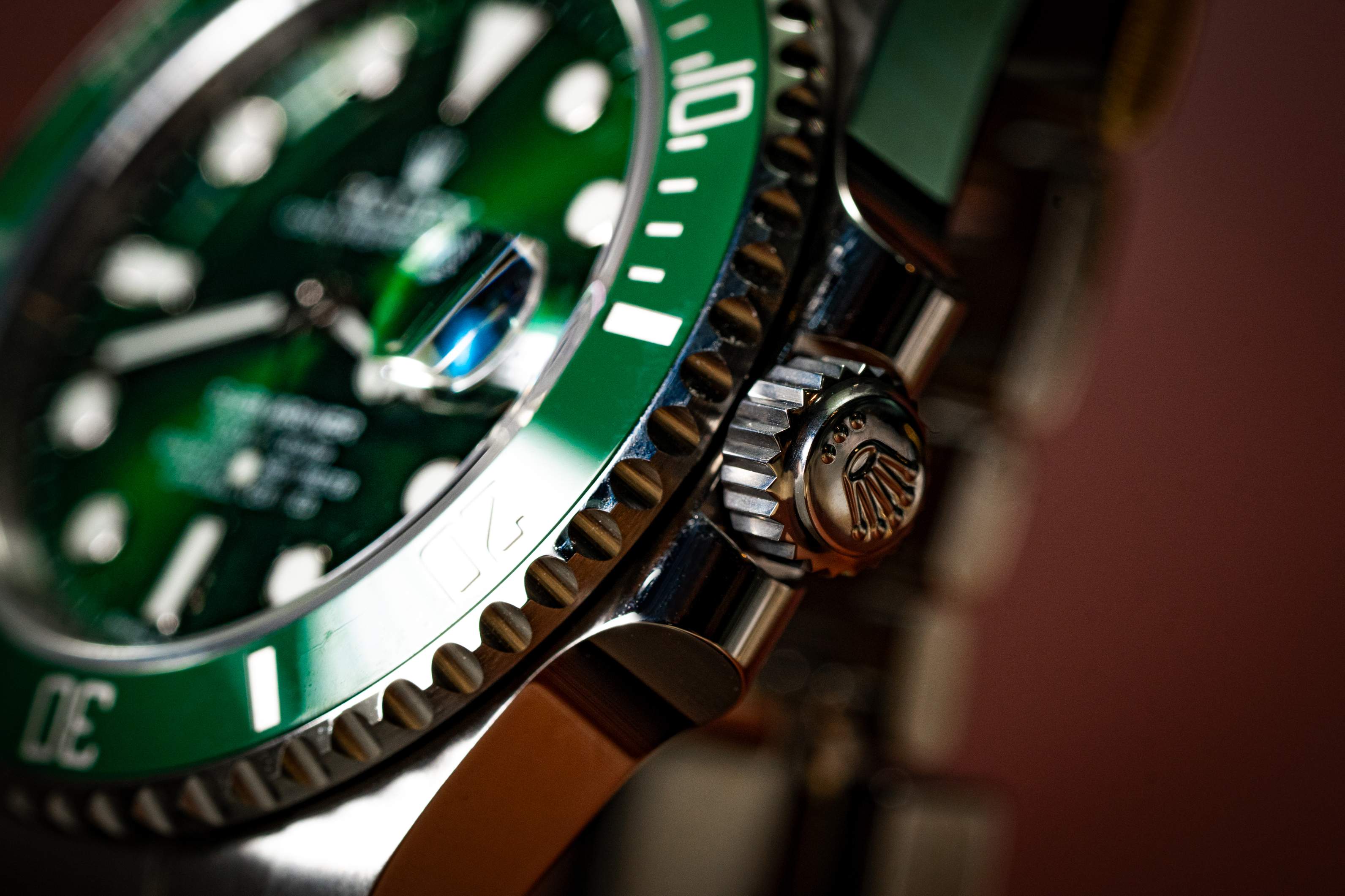 Submariner 116610lv Bezel and Dial