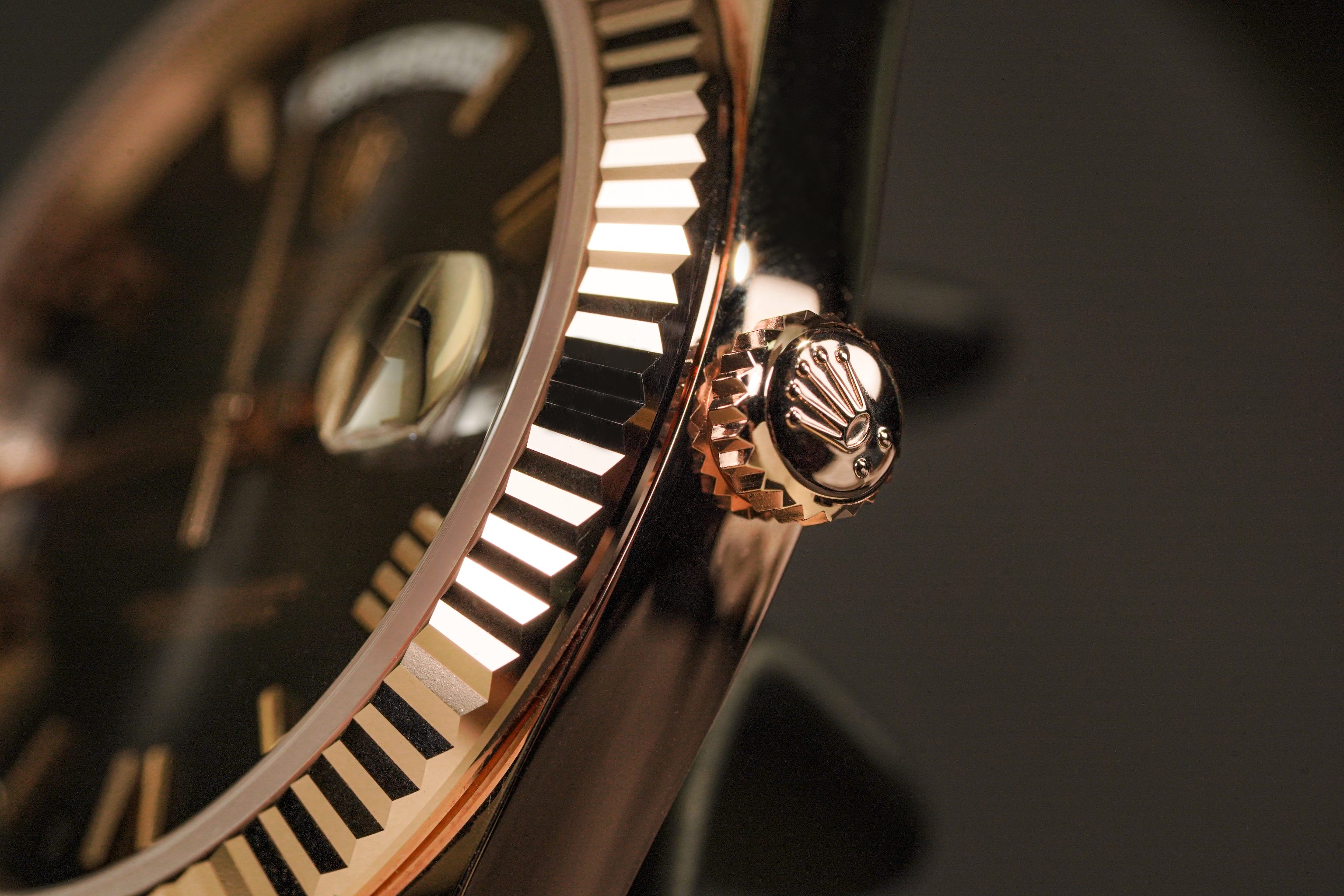 Rolex datejust Crown details