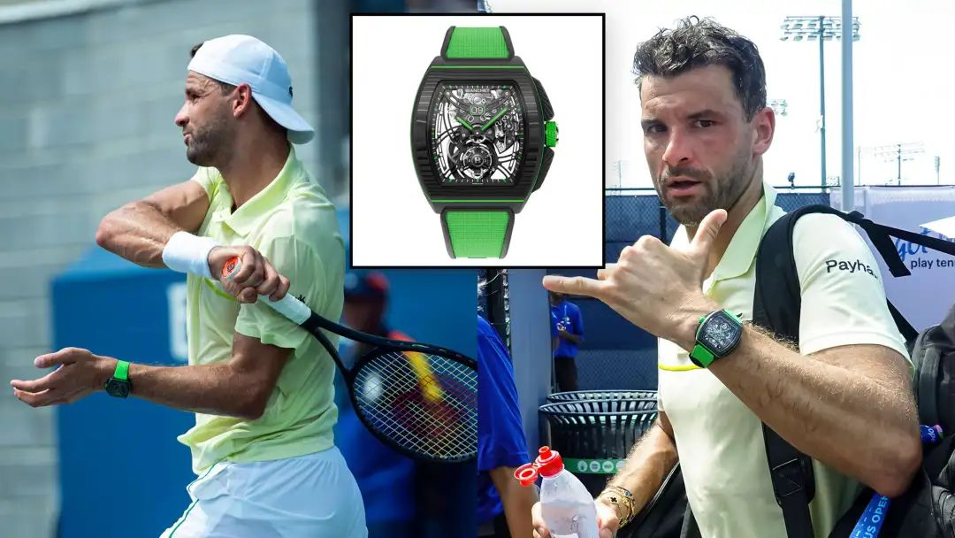 Grigor Dimitrov Wearing the Bianchet Flying Tourbillon Grande Date