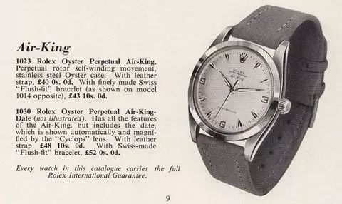 the First Rolex Air-King in the world