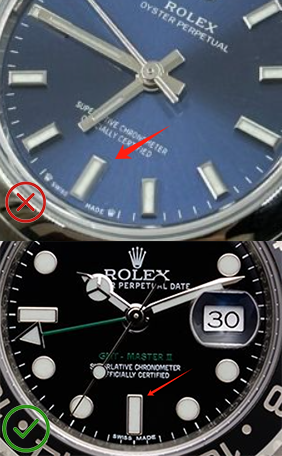 Rolex pointer bottom