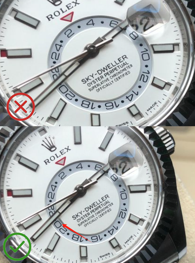 Rolex pointer details