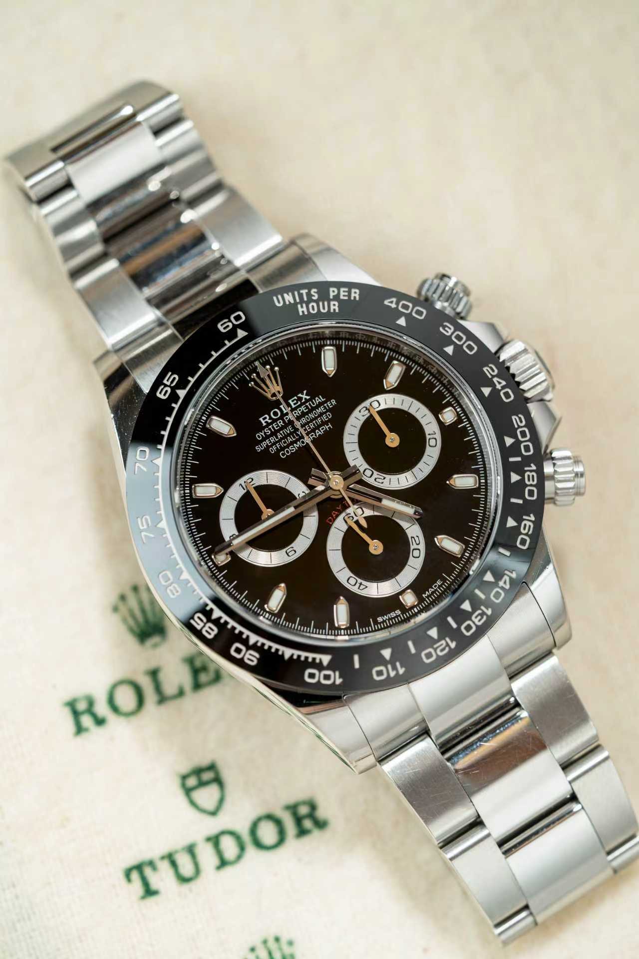 teakara Rolex Daytona 116500 Black Oyster 12.5Links – EW Watches